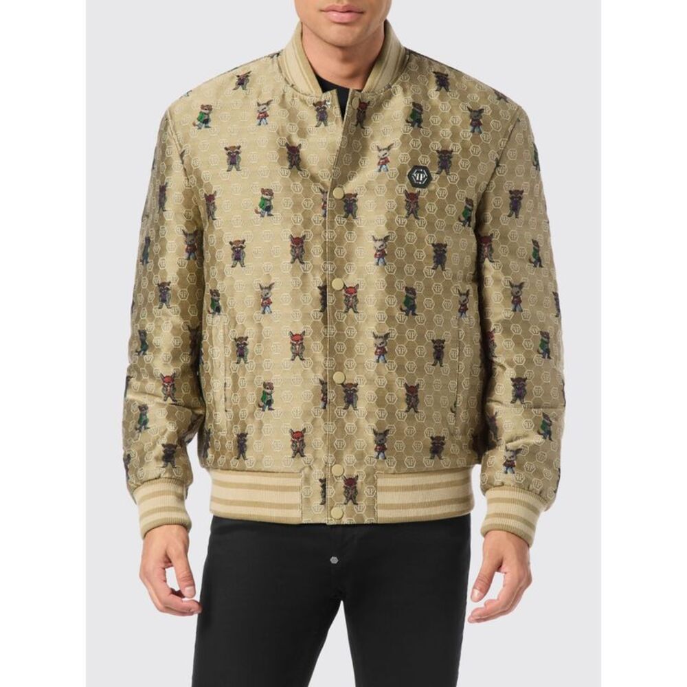 Philipp Plein Jacket Men Beige